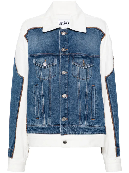 Trompe L'Oeil Panelled Denim Jacket