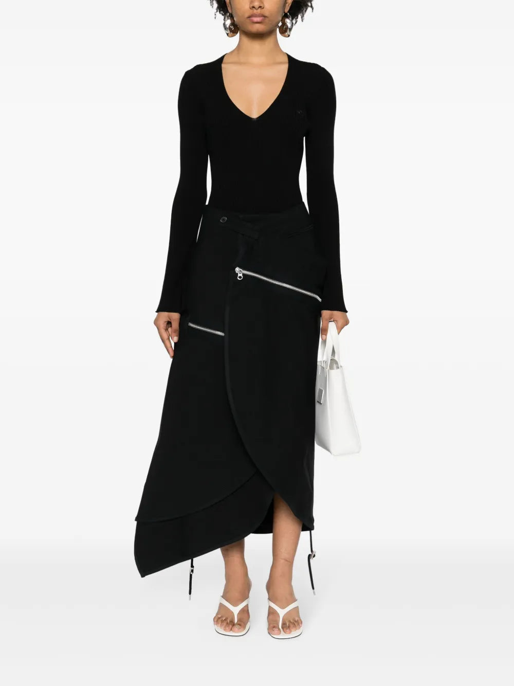 Logo-Appliqué Ribbed Jumper