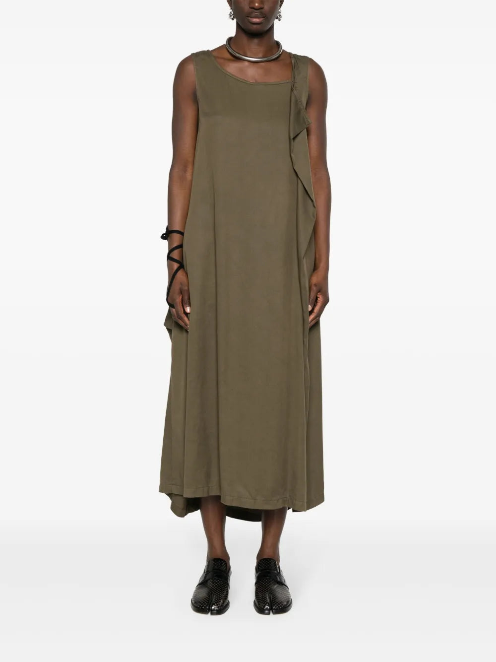 V-Neck Sleeveless Maxi Dress
