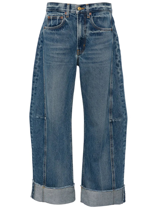 Relaxed Lasso Wide-Leg Jeans