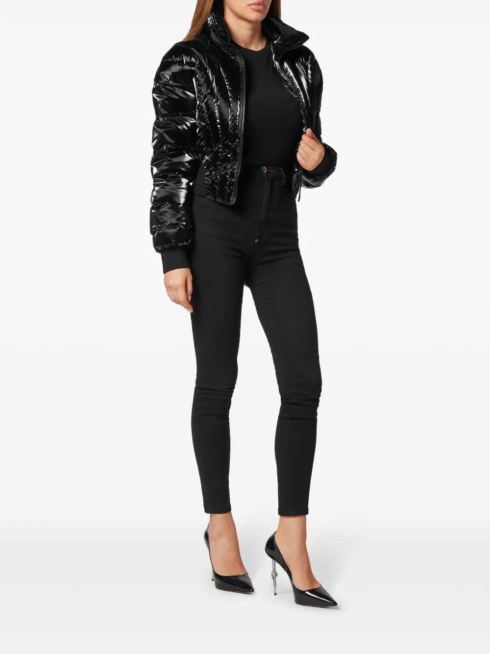 Logo-Print Puffer Jacket
