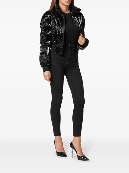 Logo-Print Puffer Jacket