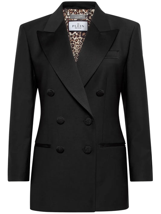 Crystal-Embellished Blazer