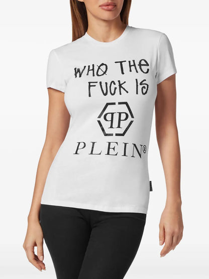 Logo Lettering Cotton T-Shirt