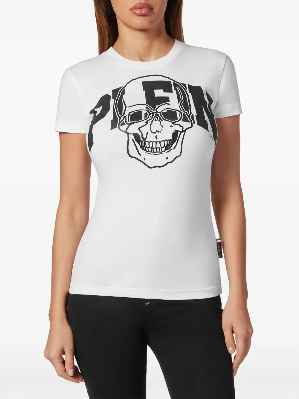 Skull-Print Cotton T-Shirt