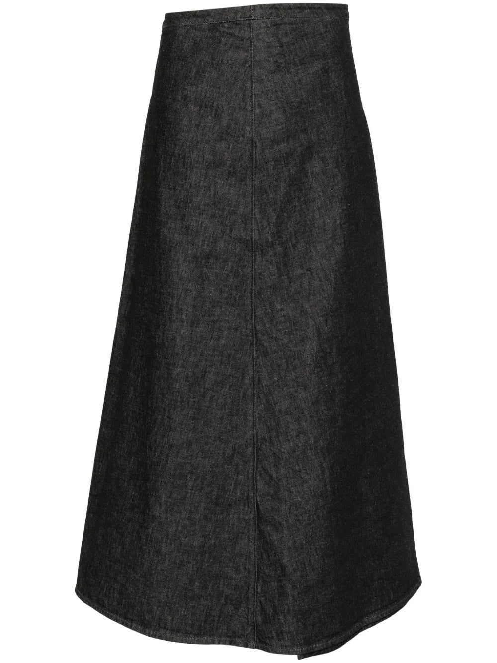 Pleat-Detail A-Line Skirt