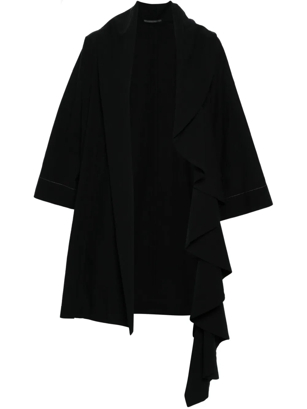 Open-Front Textured Jacket