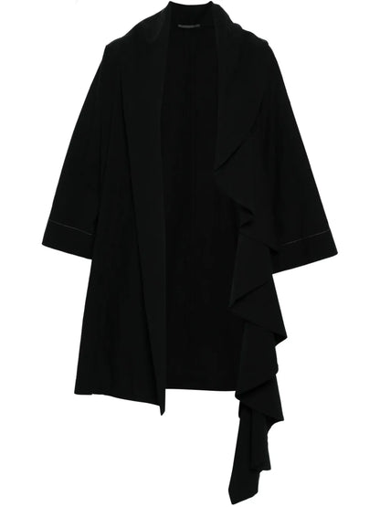 Open-Front Textured Jacket