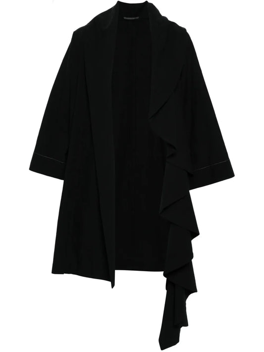 Open-Front Textured Jacket
