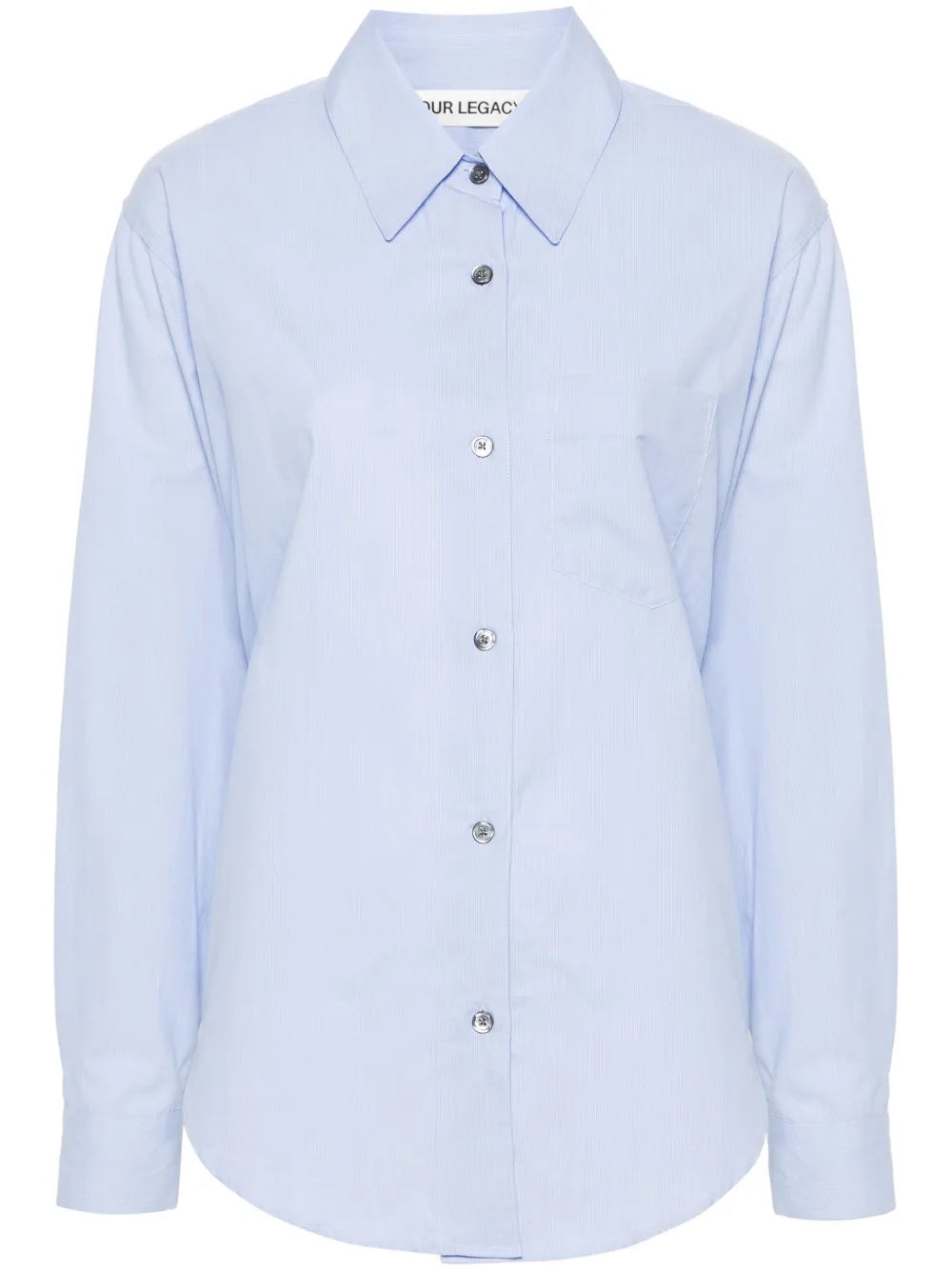 Contrast Striped Cotton Shirt