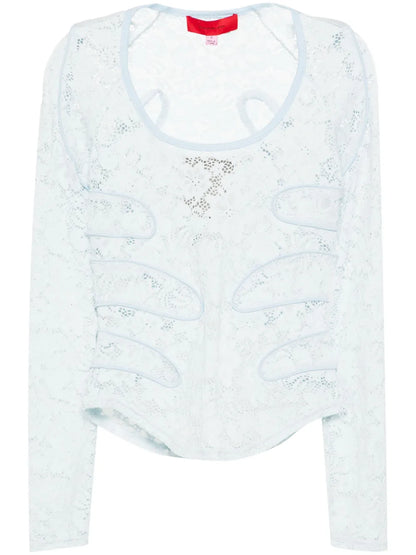 Seraph Floral-Lace Top