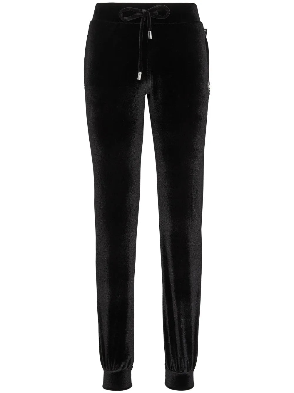 Logo-Embellished Velvet Track Pants