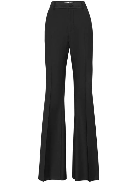 Logo-Plaque Flared Trousers