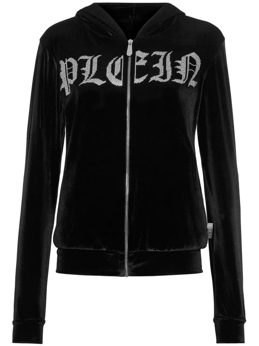 Logo-Embellished Zip-Up Hoodie