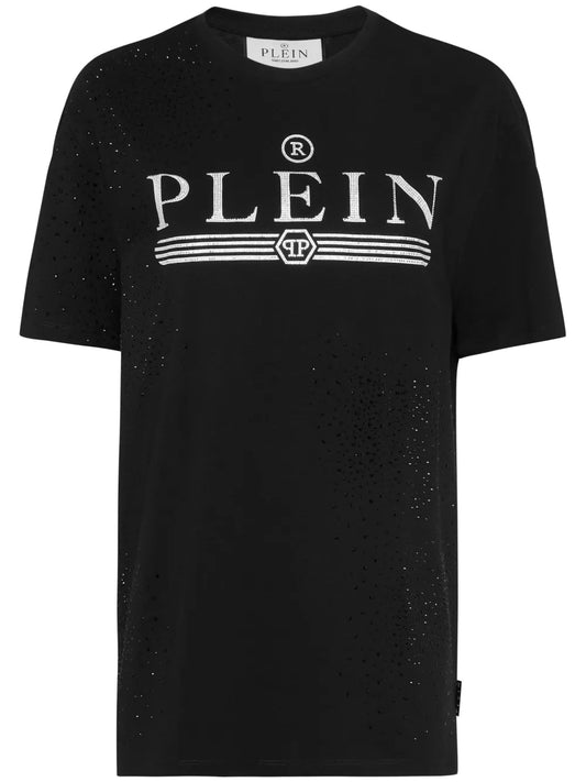 Crystal-Embellished Cotton T-Shirt