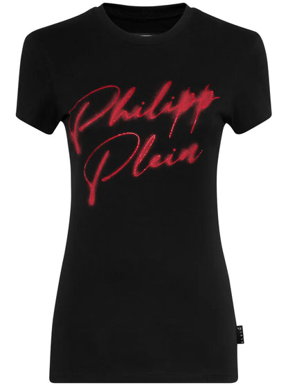 Crystal-Embellished Cotton T-Shirt