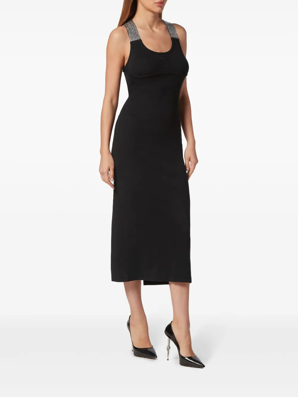 Crystal-Embellished Tank Dress