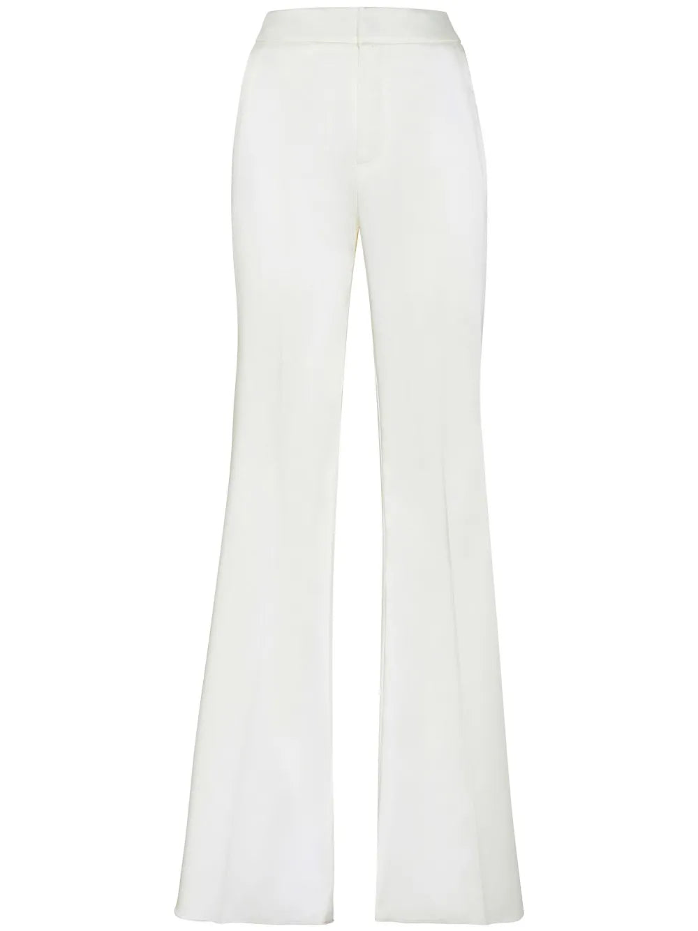 Flared Satin Trousers