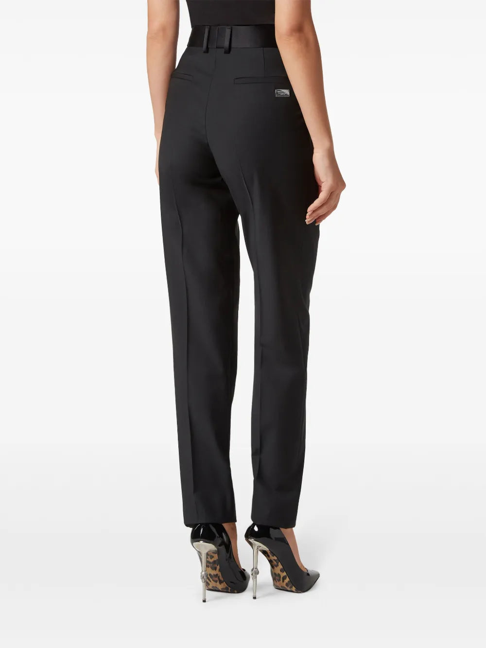 Logo-Plaque Tailored Trousers