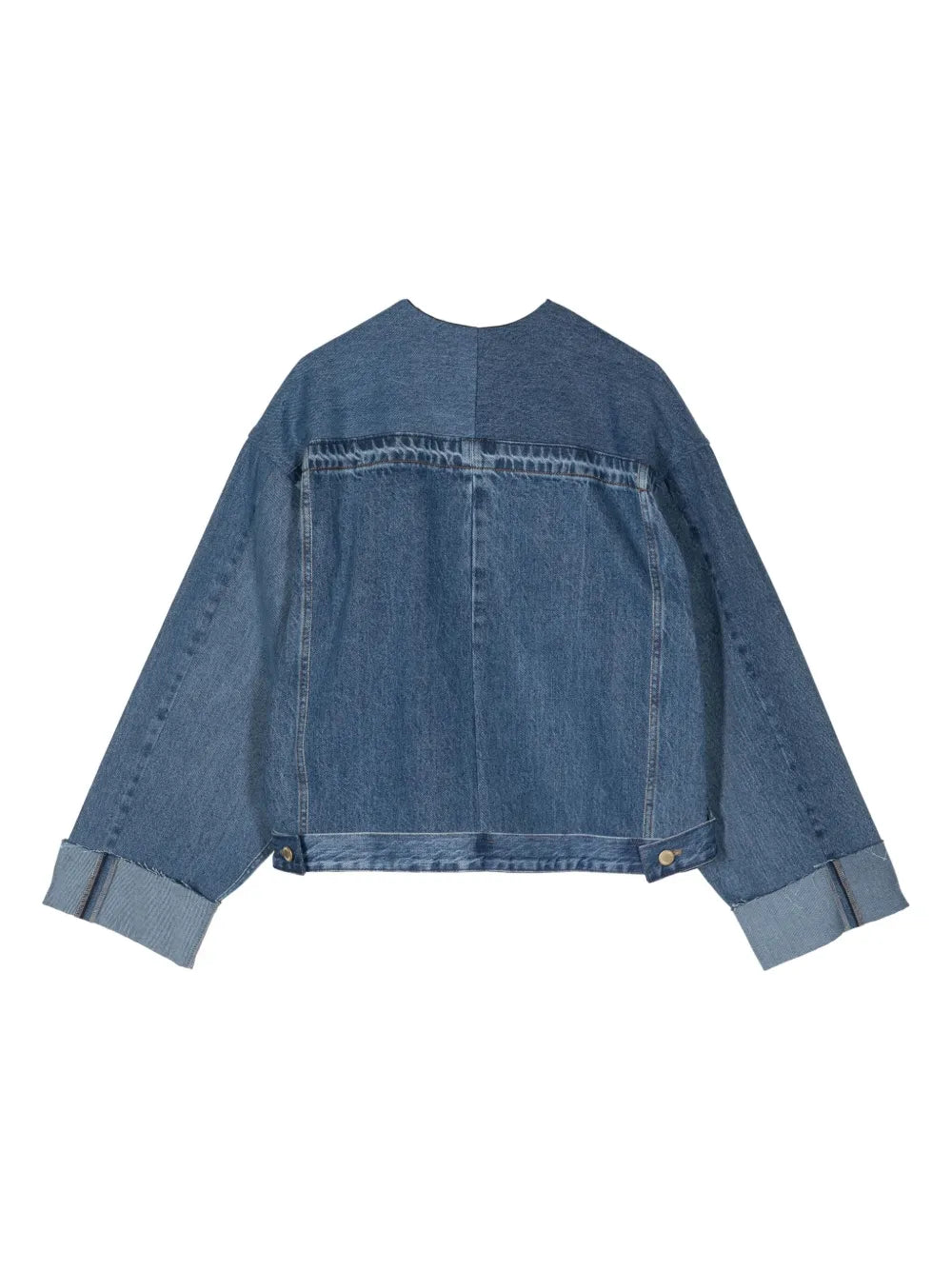 University Single-Breasted Denim Jacket