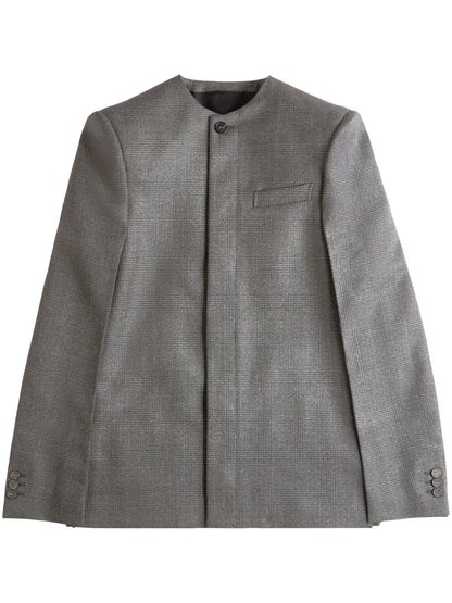 Collarless Blazer