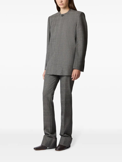 Collarless Blazer