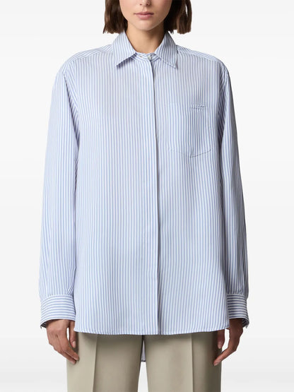 Striped Poplin Shirt
