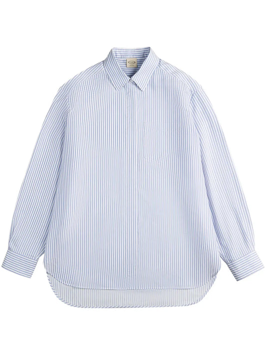 Striped Poplin Shirt