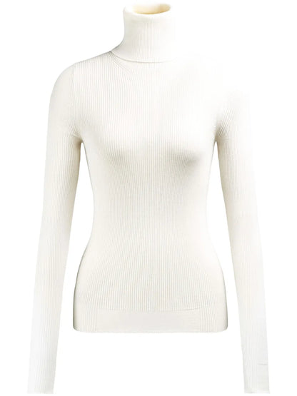 Roll-Neck Ribbed-Knit Jumper