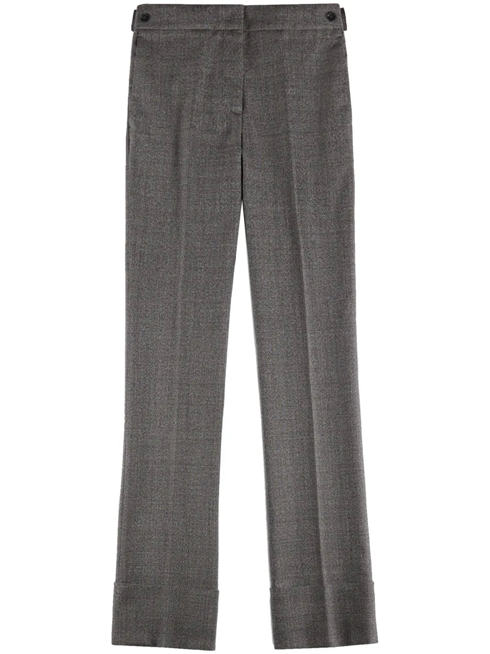 Pressed-Crease Straight Trousers