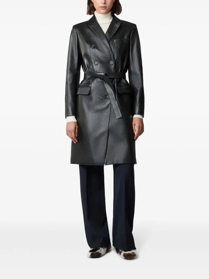 Leather Trench Coat