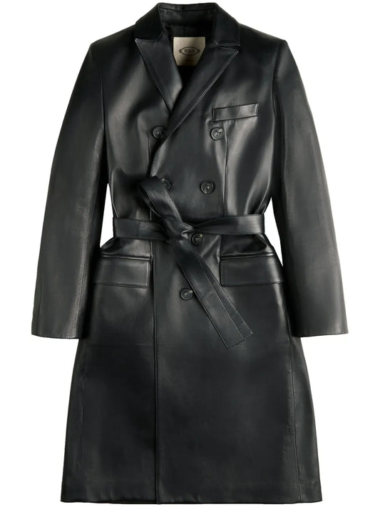 Leather Trench Coat