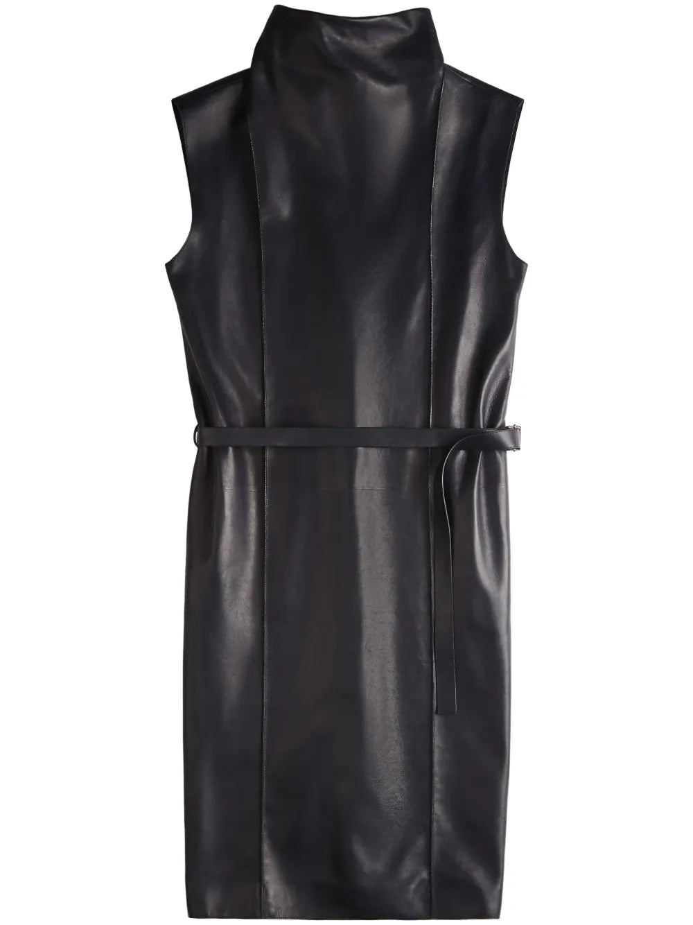 Leather Midi Dress