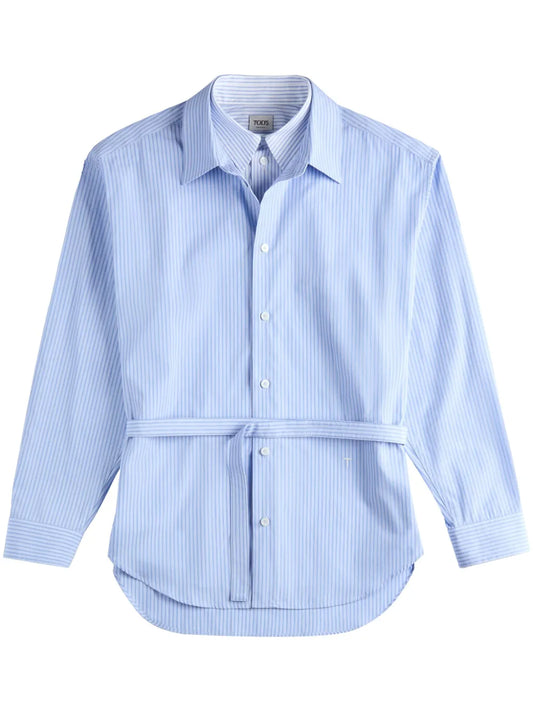 Double-Collar Poplin Shirt