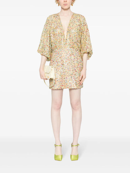 Bruna Sequinned Mini Dress