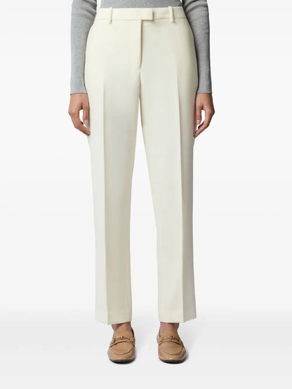 Leather-Detail Trousers