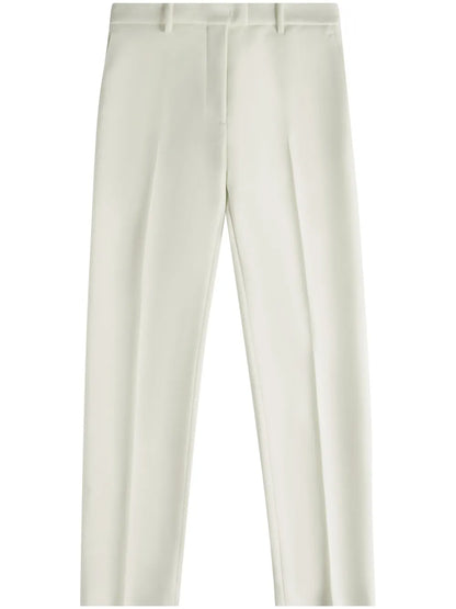 Leather-Detail Trousers
