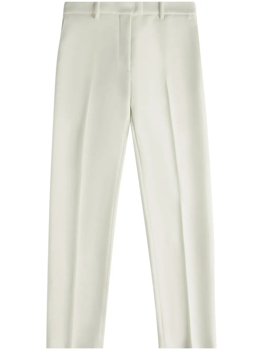 Leather-Detail Trousers