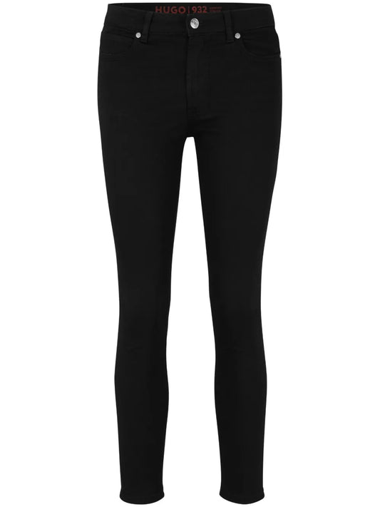 Slim Cut Cotton Trousers