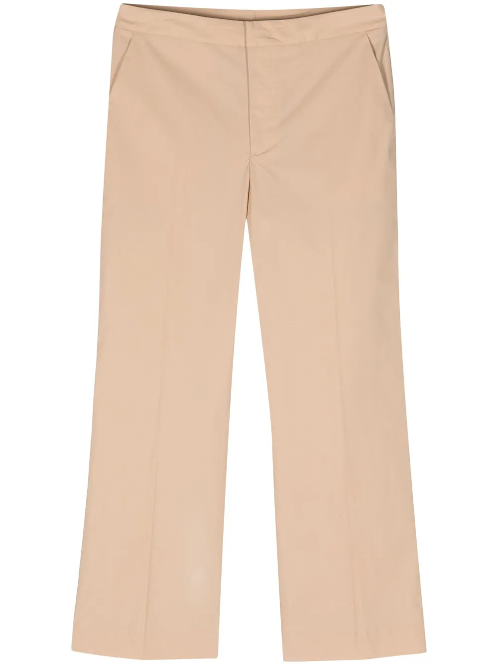 Logo-Plaque Cropped Trousers