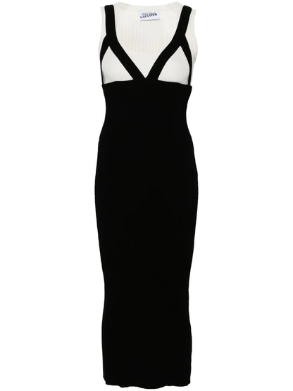 Madone Ribbed-Knit Dress