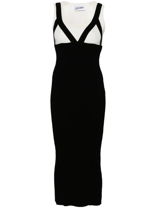 Madone Ribbed-Knit Dress
