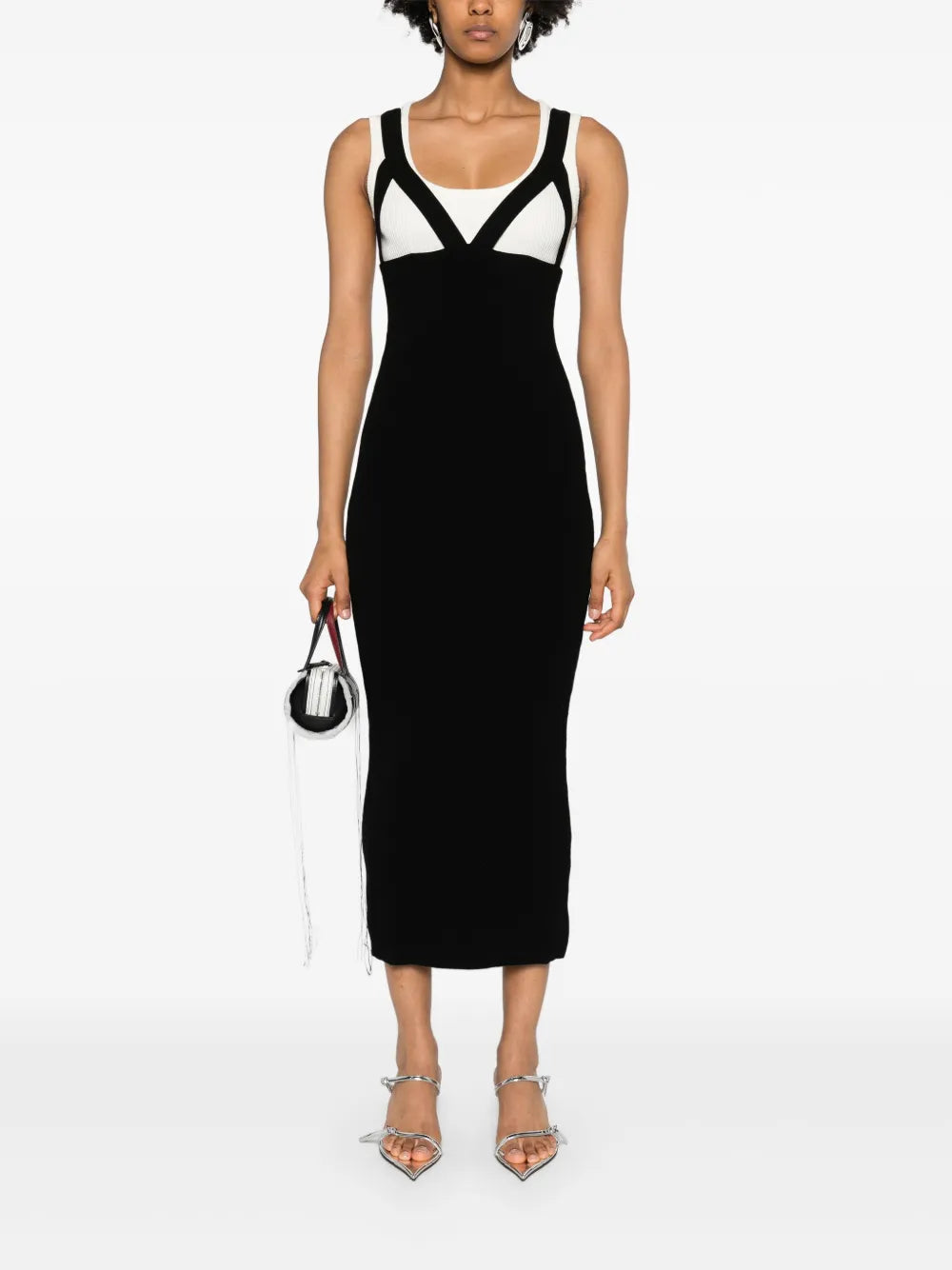 Madone Ribbed-Knit Dress