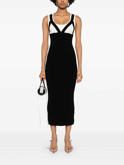 Madone Ribbed-Knit Dress