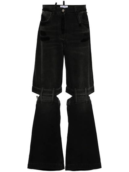 Lunghi High-Rise Wide-Leg Jeans