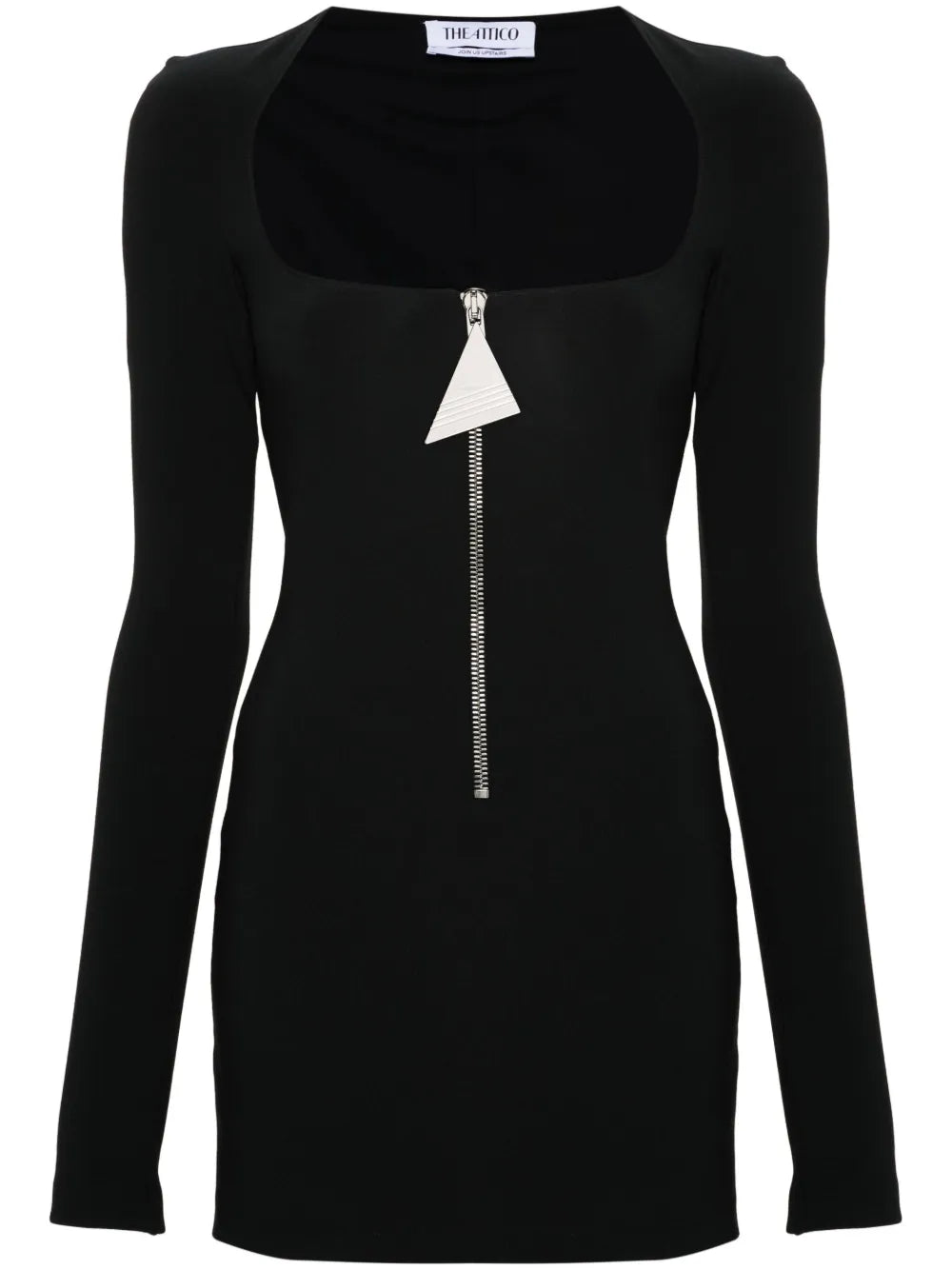 Scoop-Neck Mini Dress