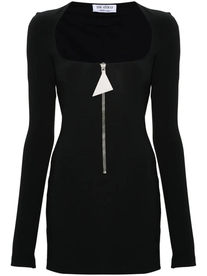 Scoop-Neck Mini Dress