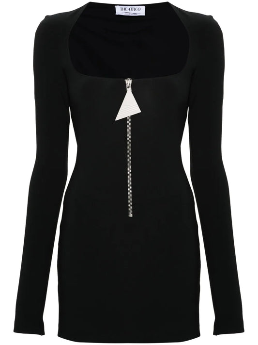 Scoop-Neck Mini Dress