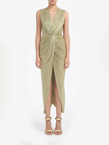 Franca Draped Midi Dress