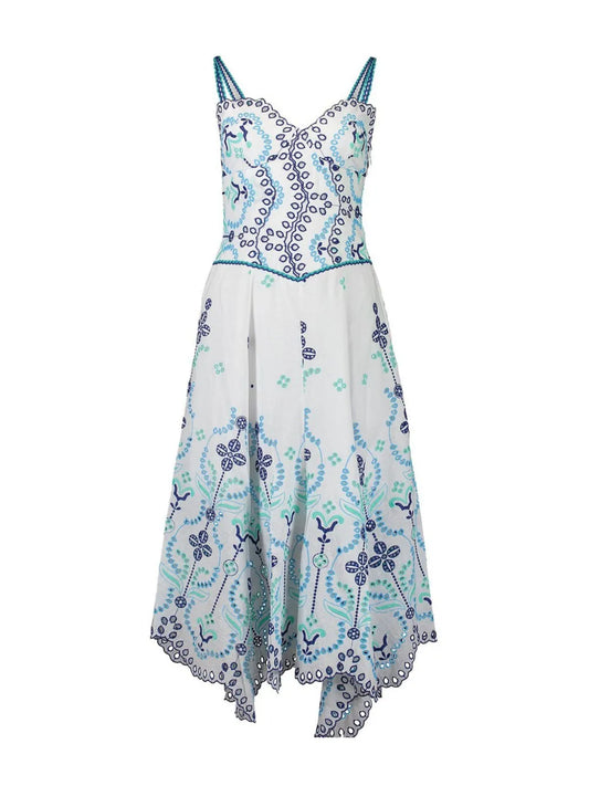 Omelia Embroidered Maxi Dress